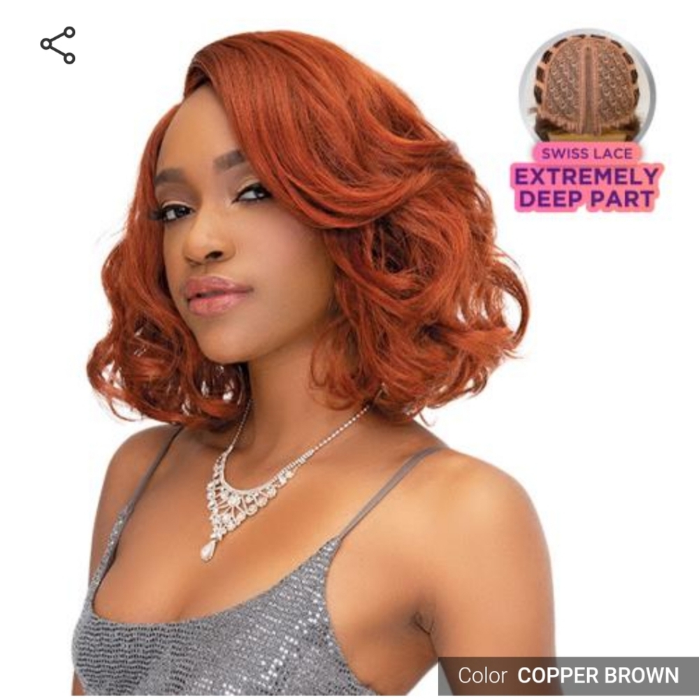 Janet Collection Extended Part Lace Based Deep Part Wig Oprah